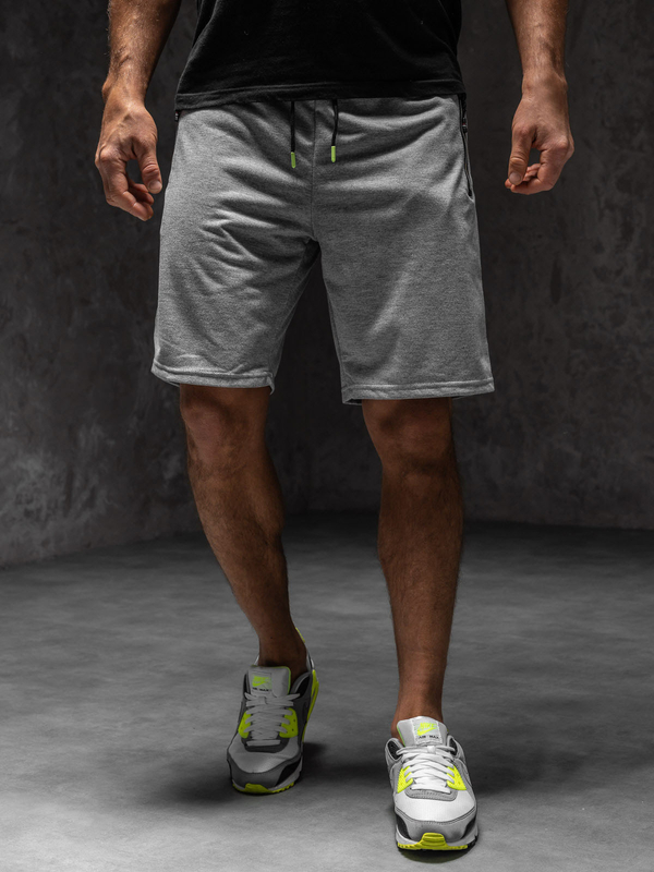 Сиви мъжки спортни къси панталони Bolf 8K287A1