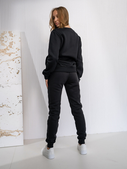 Черен дамски анцуг Bolf 0001A1