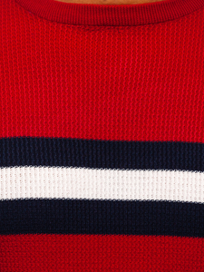 Червен пуловер мъжки Bolf H2113