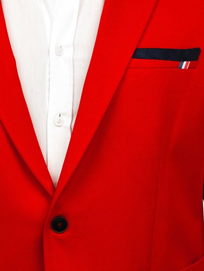 Мъжко сако casual червено Bolf 1652