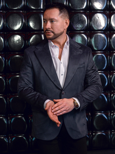 Мъжко кадифено яке в тъмносиньо Bolf 24410