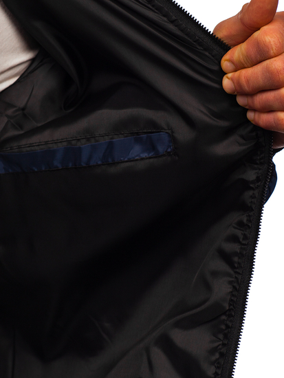 Мъжко преходно спортно яке тъмносиньо Bolf MY13