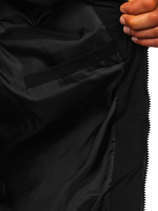 Черно мъжко зимно яке Bolf 31M5031