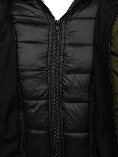 Каки капитонирана мъжка зимна парка Bolf 5M790