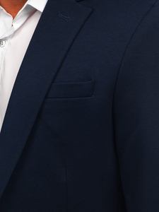 Мъжко елегантно тъмносиньо яке Bolf 1652A