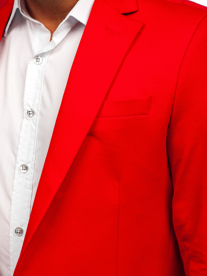 Червено мъжко сако casual Bolf 1652A