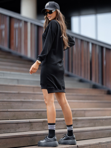 Дамска спортна рокля черна Bolf 524