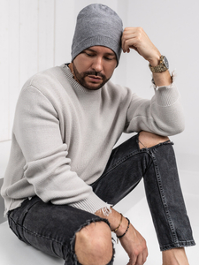 Сива мъжка зимна шапка Bolf 387061