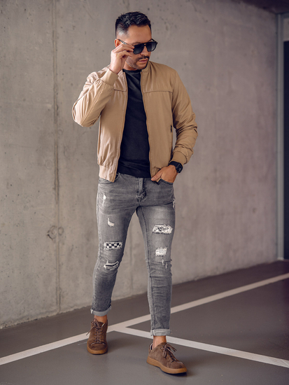 Камелов двустранен преходен мъжки бомбър Bolf 84M3005A