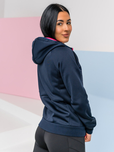 Тъмносиньо спортно дамско преходно яке Bolf KSW4009