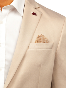 Бежово мъжко елегантно яке Bolf 022