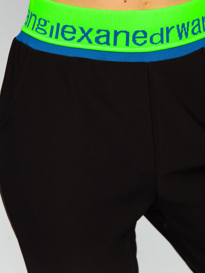 Черно дамско спортно долнище Bolf H1007A