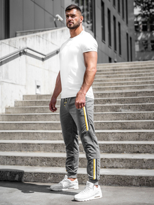 Антрацитни мъжки спортни джогъри Bolf K10336A