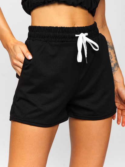 Черен спортен дамски комплект от две части Bolf YP1003