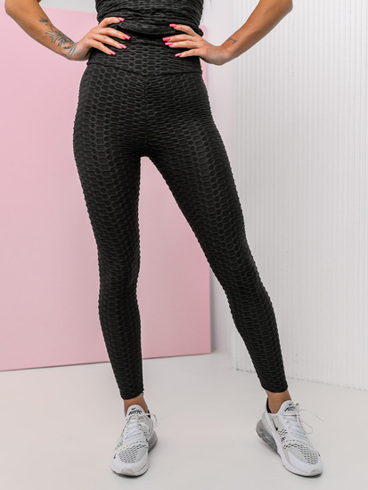 Черен дамски спортен комплект от две части Bolf YW88037