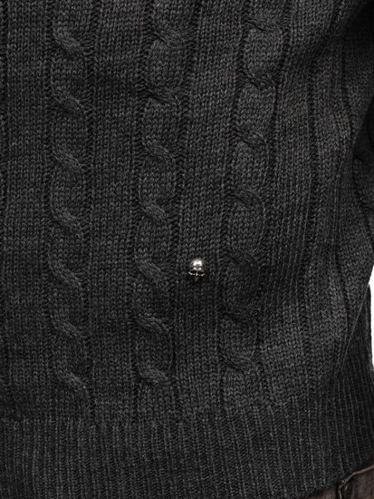 Графитен мъжки пуловер Bolf MM6021