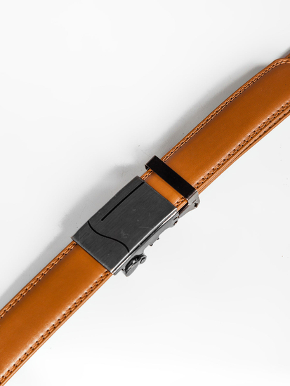 Мъжки кафяв кожен колан Bolf BL014-04