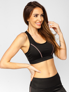 Черен дамски спортен комплект от две части Bolf XL012A1