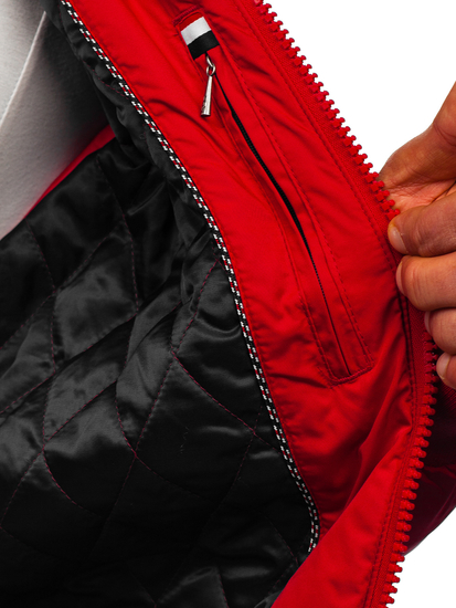 Мъжко преходно яке червено Bolf 1907