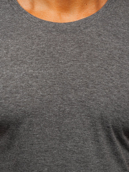 Мъжка тенсика без принт графитена Bolf 2005