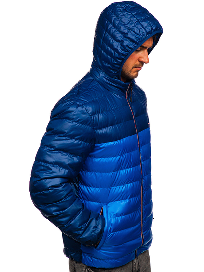 Мъжко преходно спортно яке синьо Bolf 1908