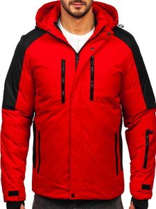 Червено мъжко зимно яке Bolf 91M9902