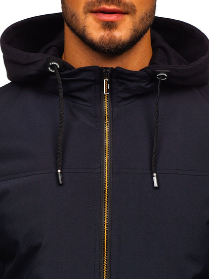 Мъжко преходно яке тъмносиньо Bolf 5985