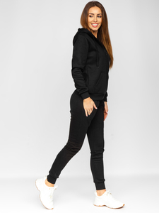 Черен дамски спортен комплект от две части Bolf 0003