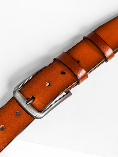 Мъжки кафяв кожен колан Bolf 831