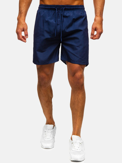 Тъмносини мъжки бански шорти Bolf QD32