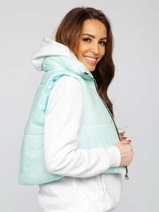 Ментов къс капитониран дамски елек Bolf 82330