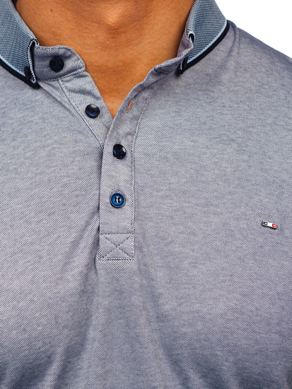 Синя мъжка поло тениска Bolf 2006