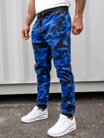 Мъжко спортно долнище графитен камуфлаж Bolf KZ15