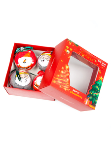 Рождествени дамски чорапи multikolor Bolf M7-4P 4 PACK