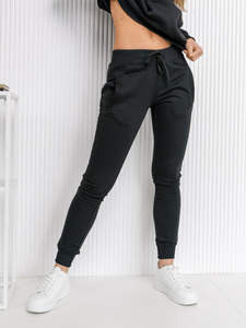 Черен дамски анцуг с качулка Bolf 20382