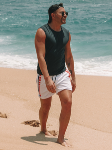 Тениска tank top без принта тъмносиня Bolf 99001