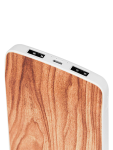 Светлокафяво преносимо зарядно 8000mAh J5