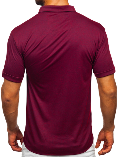 Кафява мъжка риза с къс ръкав Bolf 2005