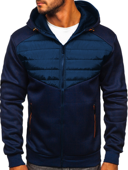 Тъмносиньо мъжко преходно яке Bolf KS2232