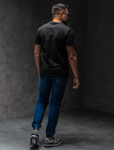 Тъмносини мъжки дънкови джогери Bolf 8169A1