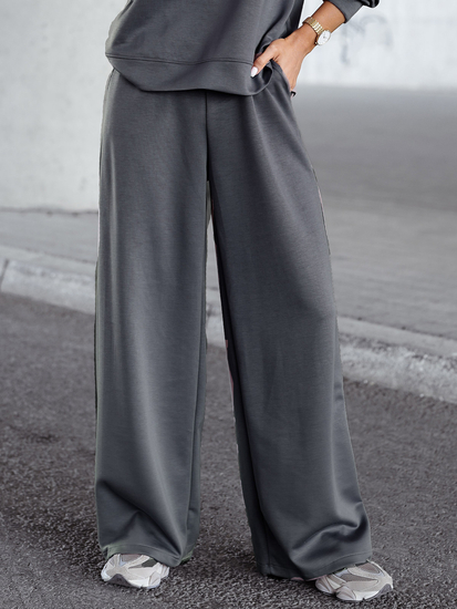 Дамски двуцветен спортен комплект графитен Bolf 821111