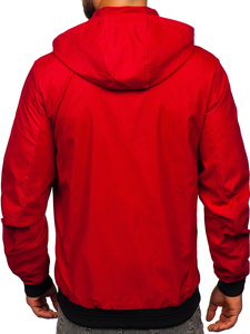 Червено мъжко преходно яке  Bolf 7349