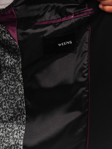 Елегантно мъжко черно яке Bolf 24400