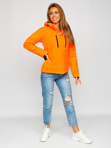 Оранжево дамско зимно спортно яке Bolf HH012A