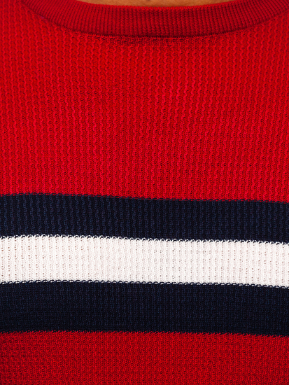 Червен пуловер мъжки Bolf H2113