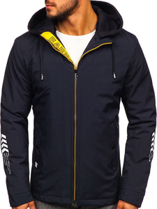 Мъжко преходно яке тъмносиньо Bolf 5985