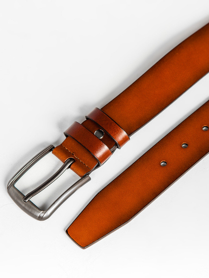 Мъжки кафяв кожен колан Bolf 831