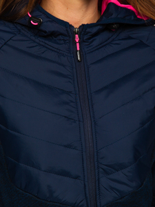 Тъмносиньо дамско междинно спортно яке Bolf KSW4005A1