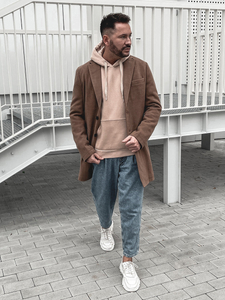 Мъжко зимно палто камел Bolf 1047C