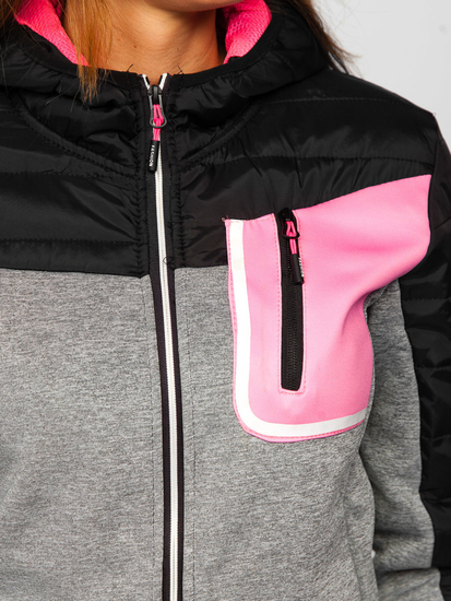 Дамско черно спортно яке Bolf KSW4006A1